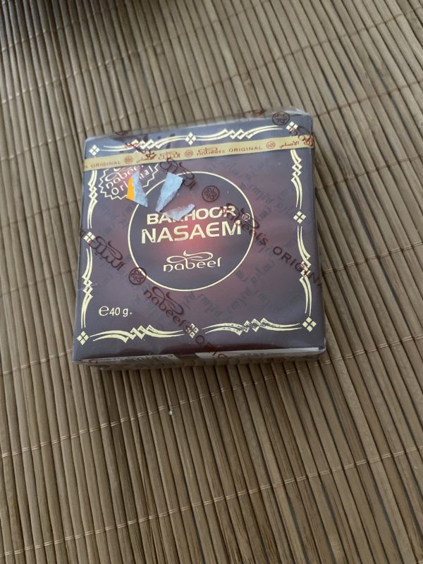 Bakhoor nasaem 40g encens made in UAE