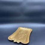 Plateau gold en plastique  rectangle