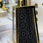 Lanterne cube ramadan gold  lumineuse