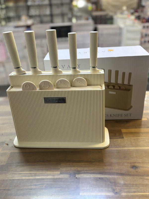 Lot couteaux et planches de cuisine bavary